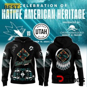 san jose sharks nhl 2024 native american heritage month hoodie 2 oDydK