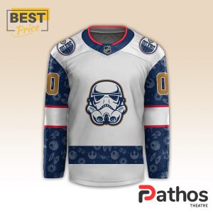 edmonton oilers x star wars night custom hockey jersey 3 N1Ge9