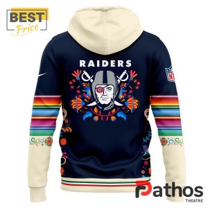 las vegas raiders dia de los muertos hoodie cap 3 PbAzT