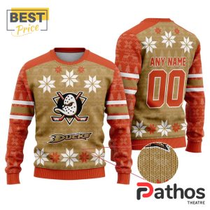 NHL Anaheim Ducks Custom Ugly Sweater For Christmas