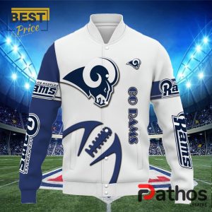 nfl los angeles rams team baseball jacket 2 so2OJ