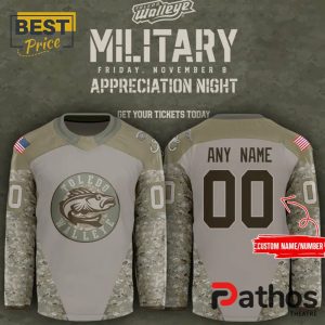 Toledo Walleye x Military Appreciation Night 2024 Hockey Jersey