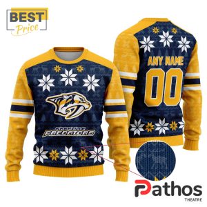 NHL Nashville Predators Custom Ugly Sweater For Christmas