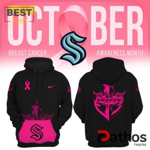 Seattle Kraken 2024 NHL Breast Cancer Awareness Hoodie