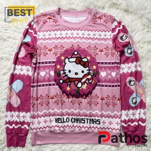 Men’s Hello Kitty 2024 Christmas Ugly Sweater