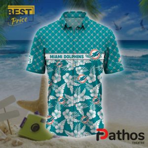 miami dolphins nfl palm leaves hawaiian shirt 2 xmT3z