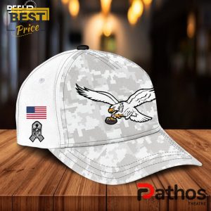 philadelphia eagles camo 2024 salute to service hoodie jogger cap 6 ujCGj