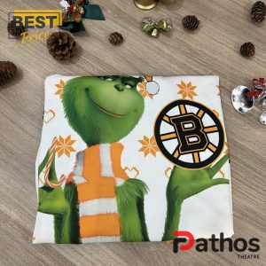 boston bruins the grinch 2024 christmas ugly sweater 3 kQz60