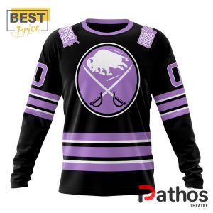 nhl buffalo sabres home in lavender hockey fight cancer hoodie 6 IUkfB