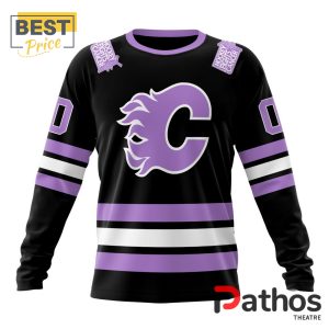 nhl calgary flames home in lavender hockey fight cancer hoodie 6 UXz5k