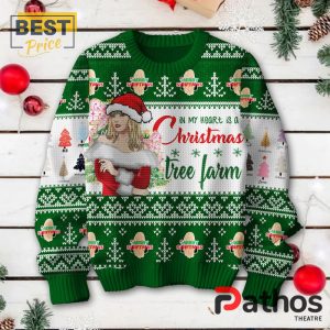 Merry Swiftmas Tree Farm 2024 Christmas Green Ugly Sweater