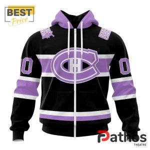 nhl montreal canadiens home in lavender hockey fight cancer hoodie 2 PnnK3