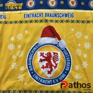 eintracht braunschweig mix gold 2024 christmas sweater 4 z8OW7