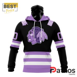 nhl chicago blackhawks home in lavender hockey fight cancer hoodie 4 tuMXS