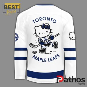 toronto maple leafs x hello kitty 50th anniversary white hockey jersey 3 I02q3