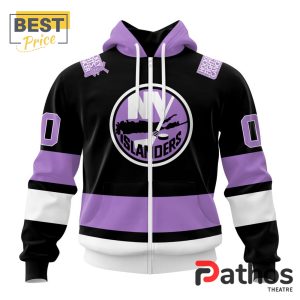 nhl new york islanders home in lavender hockey fight cancer hoodie 2 pInxD