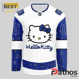 toronto maple leafs x hello kitty 50th custom hockey jersey 2 Bq0DD