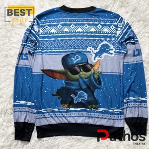 yoda x nfl detroit lions 2024 christmas sweater 2 mqmFx