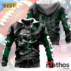 personalized new york jets nfl skull design hoodie 4 UJMlr