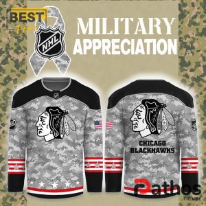 chicago blackhawks arctic camo 2024 salute to service hockey jersey 2 EQEZD