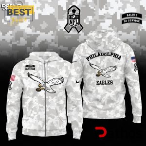 philadelphia eagles camo 2024 salute to service hoodie jogger cap 3 vuIjR