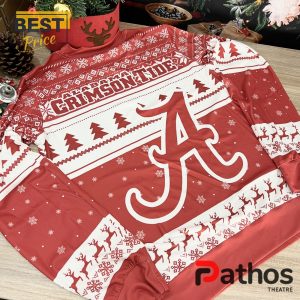 alabama crimson tide x grinch 2024 christmas ugly sweater 2 bXBbk