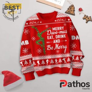 merry davemas 2024 christmas red ugly sweater 2 gewQC