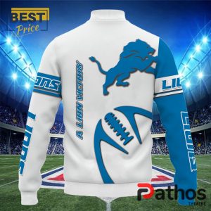 nfl detroit lions team baseball jacket 3 Qkejo