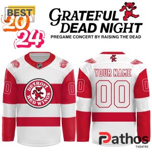 Detroit Red Wings Grateful Dead Night Hockey Jersey