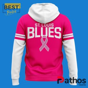 st louis blues 2024 pink at the rink hoodie jogger cap 3 VomZk