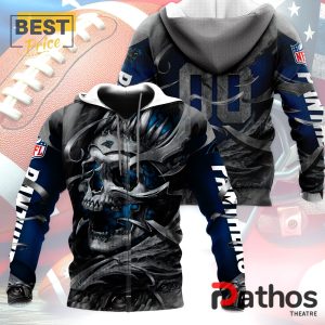 personalized carolina panthers nfl skull design hoodie 4 UxVXQ