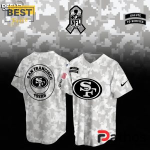 san francisco 49ers camo 2024 salute to service baseball jersey 2 NNa83