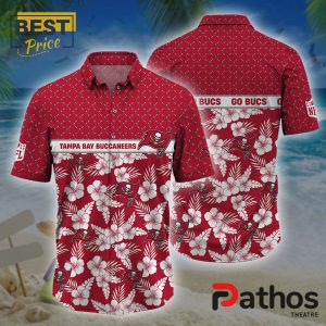 Tampa Bay Buccaneers NFL Palm Leaves Hawaiian Shirt