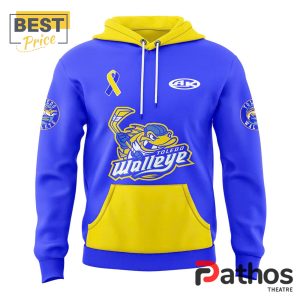 2024 toledo walleye x down syndrome blue hoodie 2 3wgia