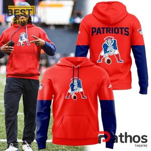 Men’s New England Patriots New Red Hoodie