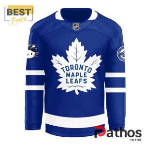 toronto maple leafs x hello kitty 50th anniversary blue hockey jersey 2 eUaJq