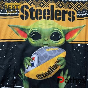 baby yoda x pittsburgh steelers 2024 ugly sweater 4 cJTOI