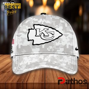 kansas city chiefs camo 2024 salute to service hoodie jogger cap 4 9IIEW