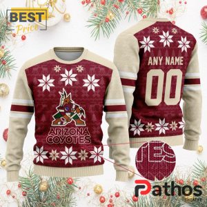 nhl arizona coyotes custom ugly sweater for christmas 2 BlVQ5