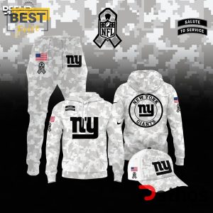 New York Giants Camo 2024 Salute to Service Hoodie, Jogger, Cap