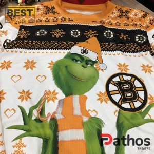 boston bruins the grinch 2024 christmas ugly sweater 4 GuKhw