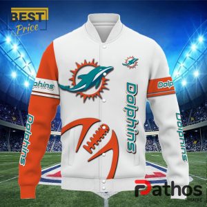 nfl miami dolphins team baseball jacket 2 N2XQz