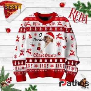 reba i needed 2024 christmas ugly sweater 2 k1RVi