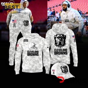 Cleveland Browns Camo 2024 Salute to Service Hoodie, Jogger, Cap