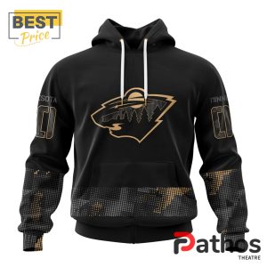 NHL Minnesota Wild Military Appreciation Design Hoodie