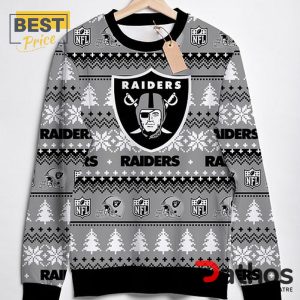 las vegas raiders nfl 2024 knitted sweater 2 jeKFF