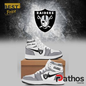 Las Vegas Raiders New Custom Air Jordan 1 Hightop