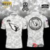 Arizona Cardinals Camo 2024 Salute to Service Polo Shirt