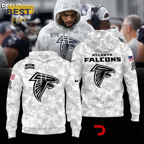 Atlanta Falcons Camo 2024 Salute to Service Hoodie