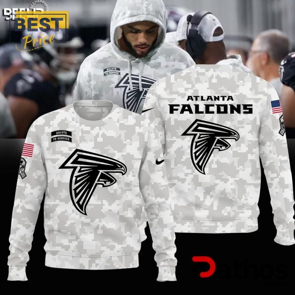 Atlanta Falcons Camo 2024 Salute to Service Hoodie